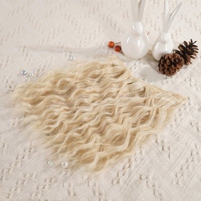 20cm Cotton Doll Wig Curly Hair Pieces 8362:455689