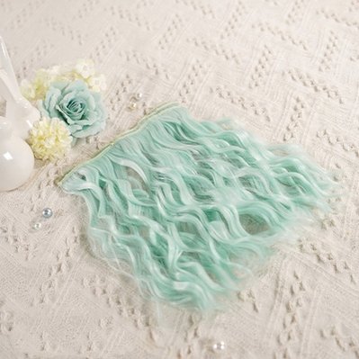 20cm Cotton Doll Wig Curly Hair Pieces 8362:455681