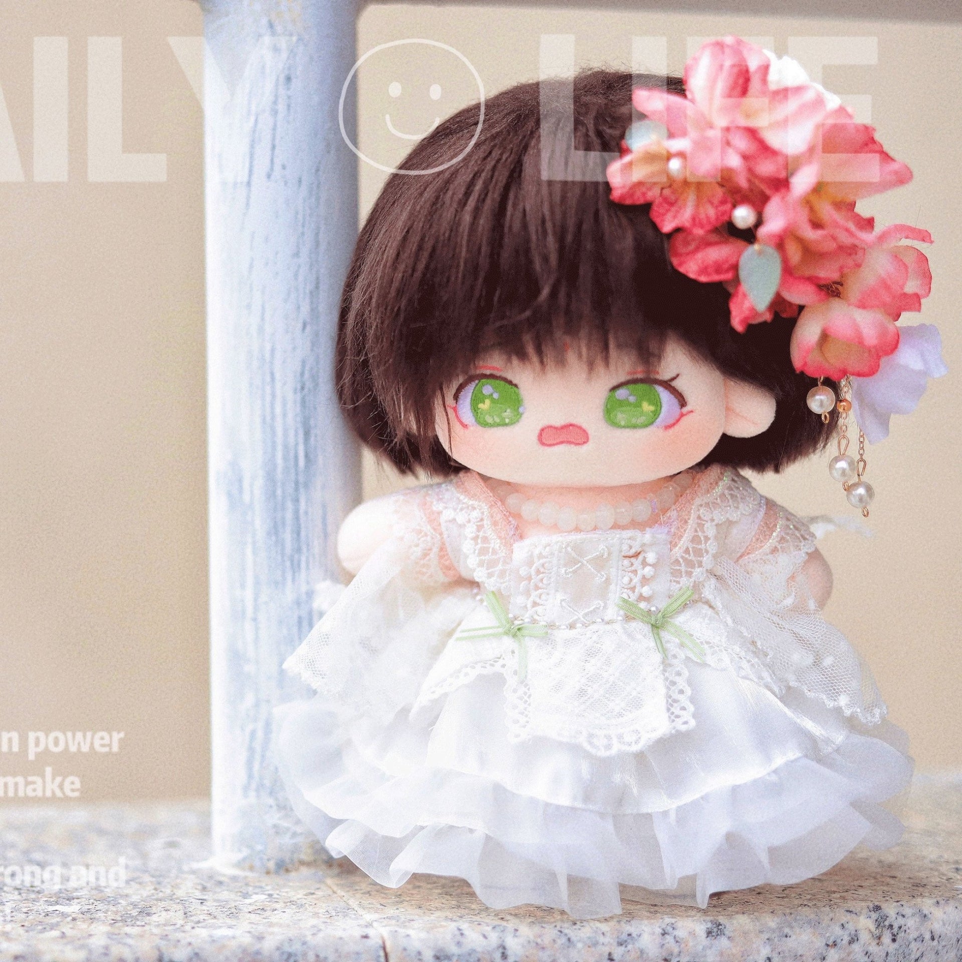 20cm Doll Princess Clothes and White Shoes