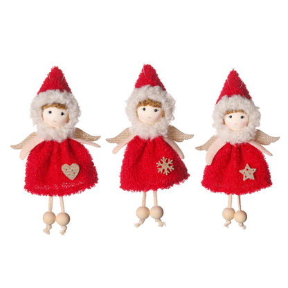 3 Pieces Christmas Decorations Tiny Angel Doll - TOY-PLU-26501 - YWSYMC - 42shops