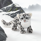 Realistic Baby Snow Leopard Stuffed Animals   