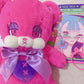 Rose Pink Bear Plush Toys Bag