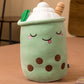 Cute Boba Milk Tea Plush Multicolors