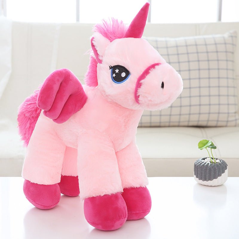 Adorable Unicorn Plush For Girl Gifts pink standing unicorn 45 cm/17.7 inches 