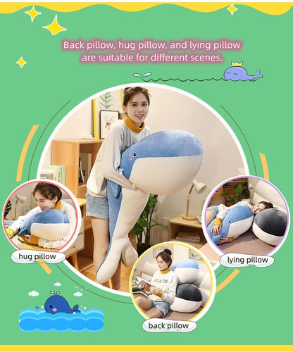 Adorable Whale Plush Toy Body Pillows 3878:19935