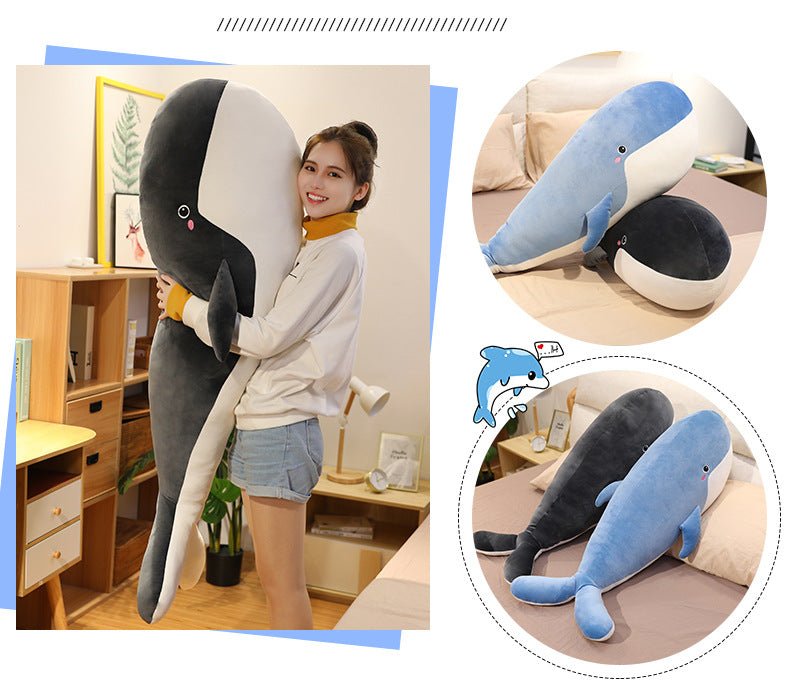 Adorable Whale Plush Toy Body Pillows - TOY-PLU-26301 - Yiwu xuqiang - 42shops
