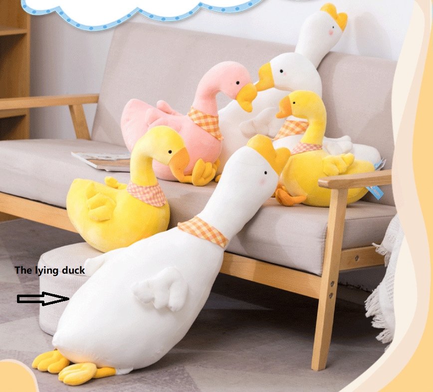 Adorable White Yellow Pink Duck Plushies - TOY-PLU-78203 - Yangzhoumengzhe - 42shops