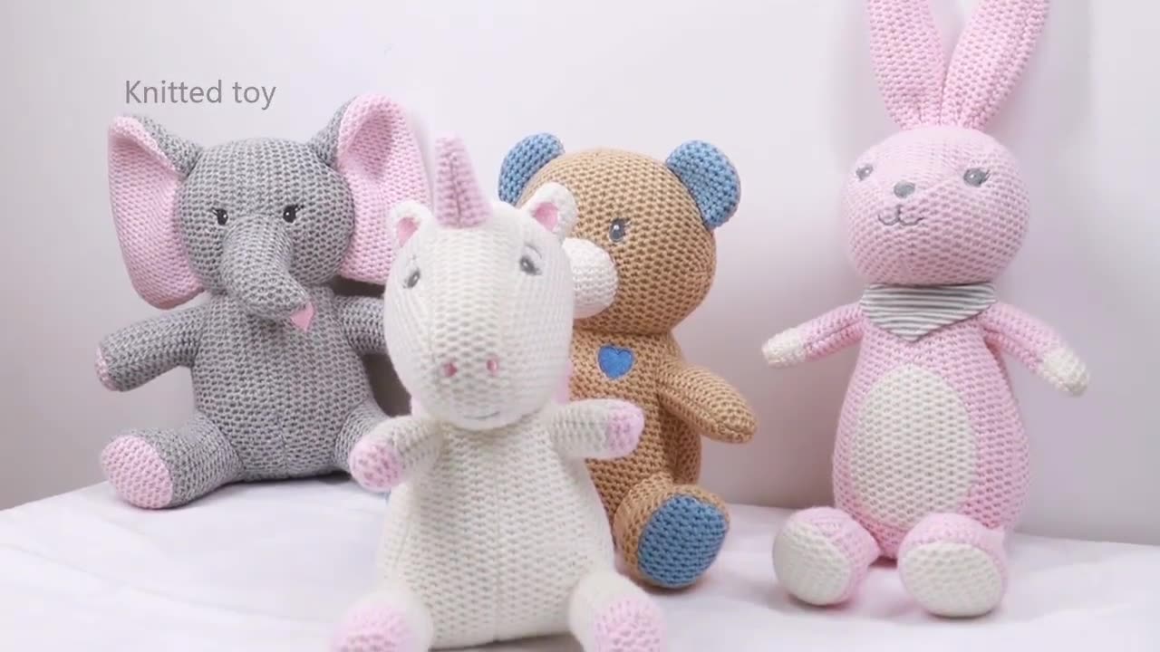 Animals Knitting Wool Toys - TOY-PLU-90518 - Yangzhouboshiwei - 42shops