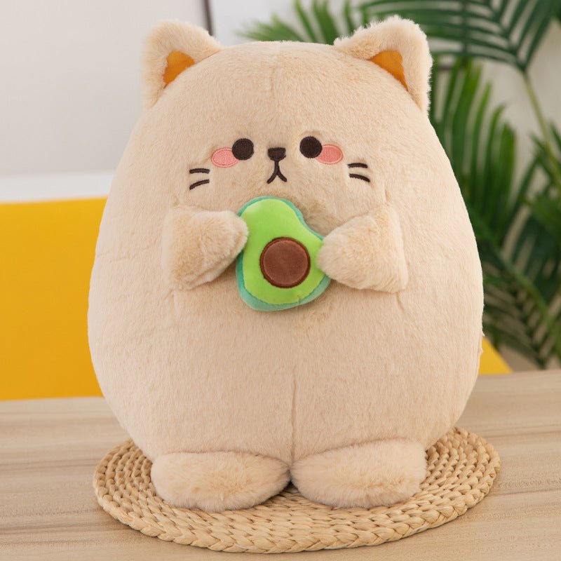 Avocado Cat Plush Toys Pillow - TOY-PLU-41201 - Rongcheng ziyan - 42shops