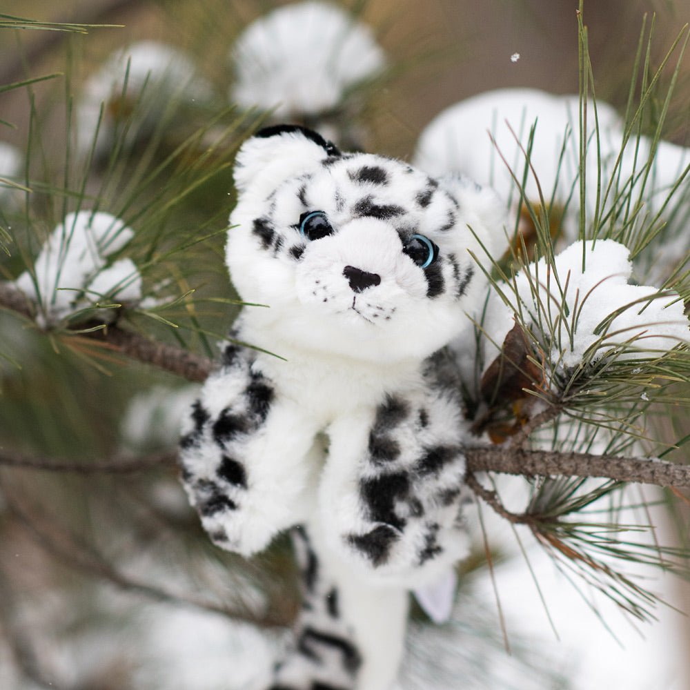 Baby Snow Leopard Plush Clamping Bracelet