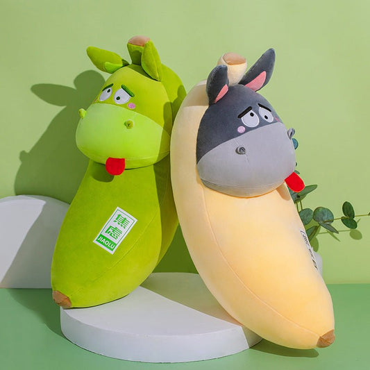 Banana Donkey Plush Pillow Toy - TOY-PLU-87401 - Yangzhoujijia - 42shops