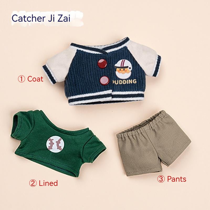 Baseball Uniform Retro American Cotton Doll Clothes Suit 20140:399661