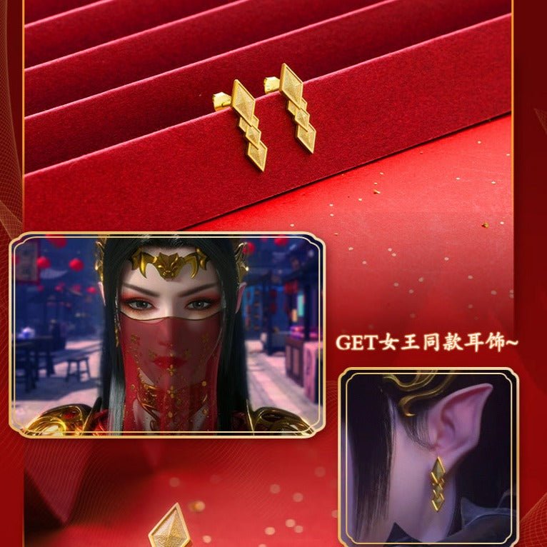 Battle Through the Heavens Genuine Medusa Queen Earrings - TOY-ACC-47102 - Xingyunshi - 42shops