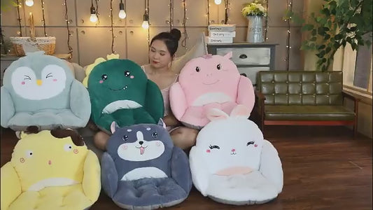 Cute Fluffy Animal Plush Cushions Multicolor