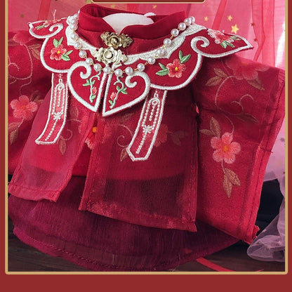 Beautiful Red Wedding Doll Clothes - TOY-PLU-49701 - Guoguoyinghua - 42shops