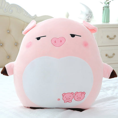 Beige Pink Piggy Plush Body Pillow - TOY-PLU-96901 - Yangzhou burongfang - 42shops