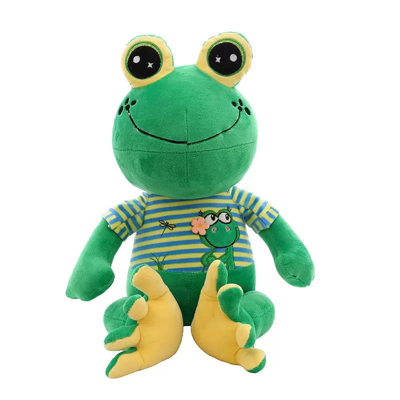 Big-eyed Green Frog Plush Stuffed Animal Toys - TOY-PLU-55705 - MaoMaoShou - 42shops