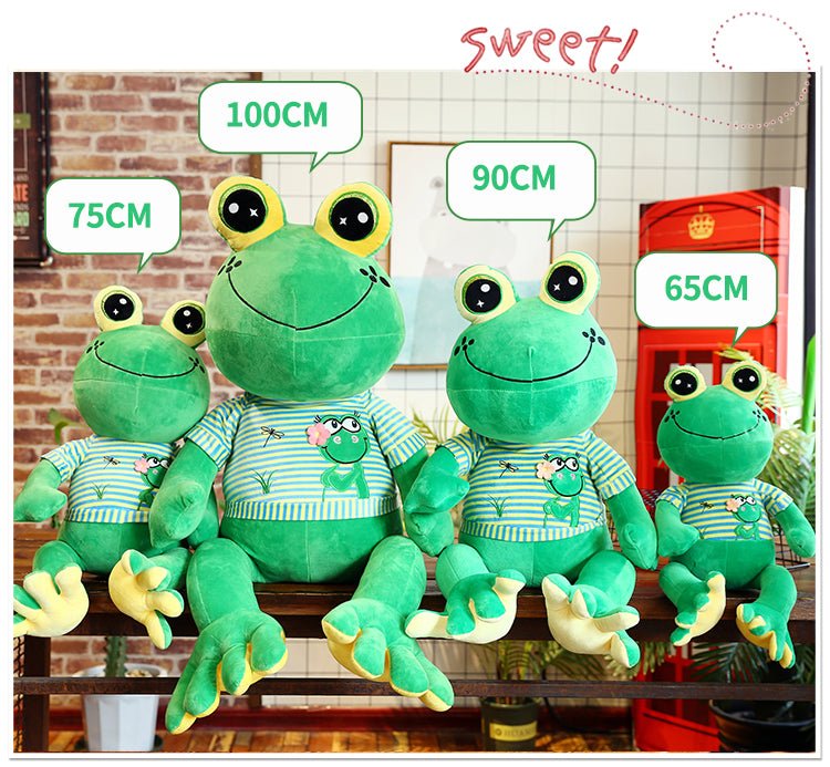 Big-eyed Green Frog Plush Stuffed Animal Toys - TOY-PLU-55705 - MaoMaoShou - 42shops