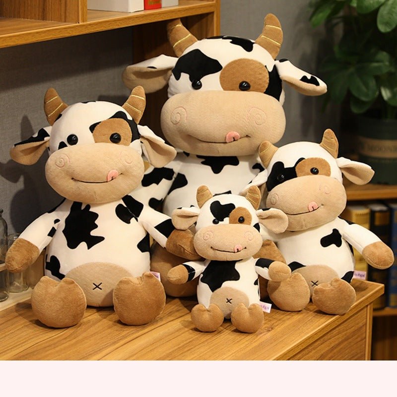 Black And White Naughty Cow Plush Toy - TOY-PLU-95801 - Yangzhoukabusha - 42shops