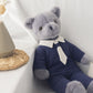 Blue-Gray Cute Bear Couple Animal Plush Toy - TOY-PLU-25201 - Zibo baiding - 42shops