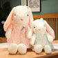 Blue Pink Bunny Plushie Stuffed Animal Dressing Doll - TOY-PLU-37501 - Yangzhou jiongku - 42shops