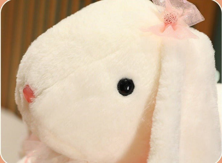 Blue Pink Bunny Plushie Stuffed Animal Dressing Doll - TOY-PLU-37504 - Yangzhou jiongku - 42shops