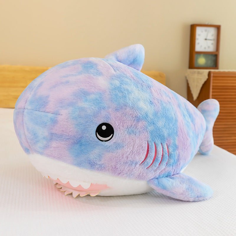 Blue Pink Shark Plush Toys Body Pillows