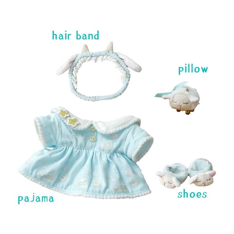 Blue Rag Doll Clothes - TOY-PLU-53301 - Strawberry universe - 42shops