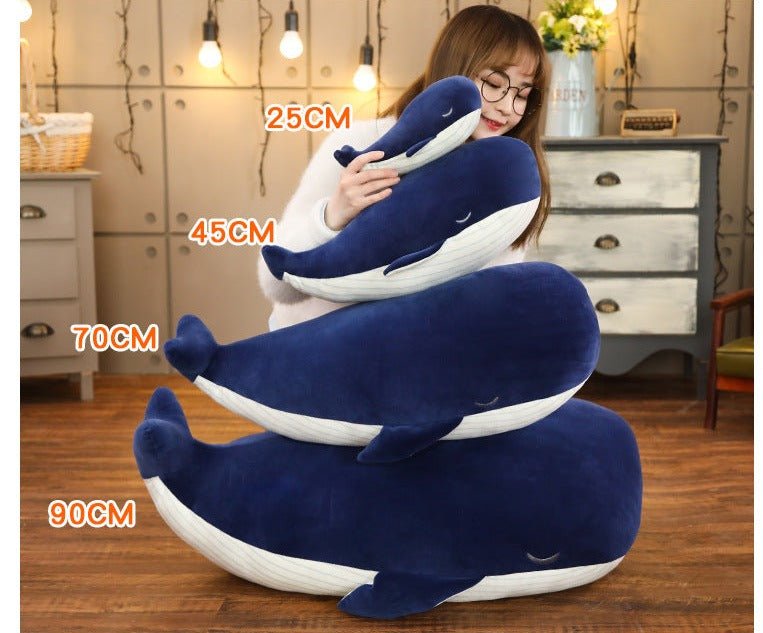 Blue Whale Plush Toy Whale Stuffed Animal - TOY-PLU-17201 - Yangzhou yuyigongyi - 42shops