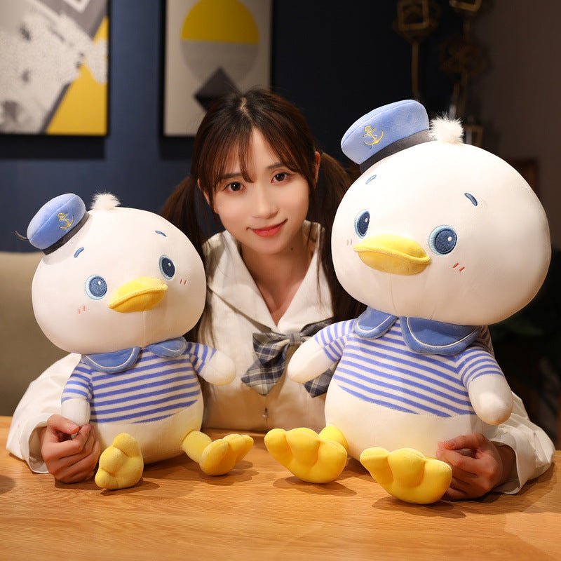 Blue White Navy Duck Plush Toys Stuffed Animal - TOY-PLU-35101 - Yangzhoumaruisha - 42shops