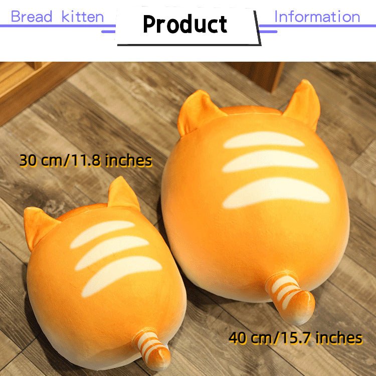 Bread Kitten Stuffed Animal Plush Toy - TOY-PLU-41403 - Hanjiangquqianyang - 42shops