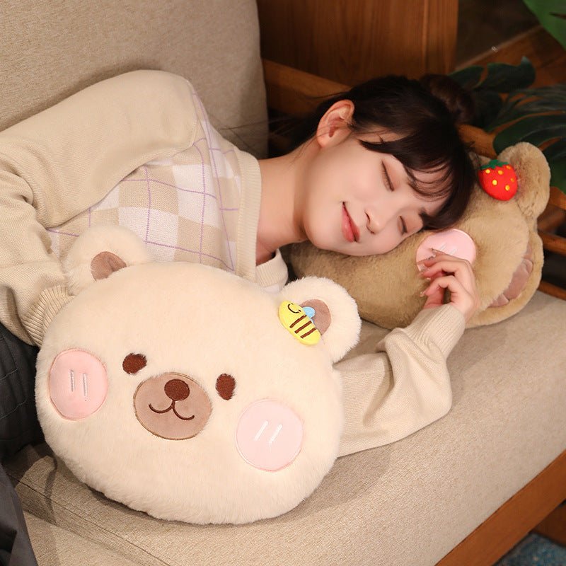 Bunny Bear Plushie Hand Warmer Pillow for Winter - TOY-PLU-37001 - Yangzhou jiongku - 42shops
