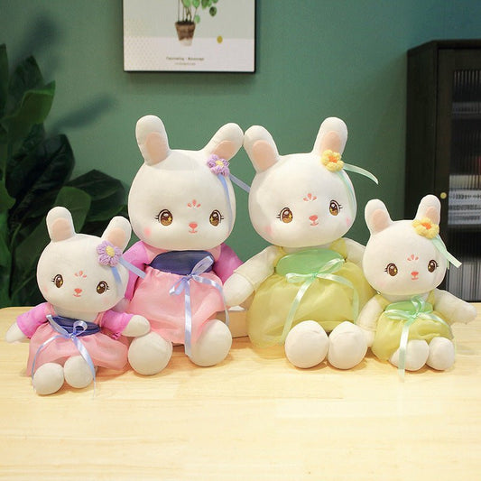 Bunny Plush Toy Chinese Costume Style Rabbit - TOY-PLU-36801 - Yangzhou jiongku - 42shops