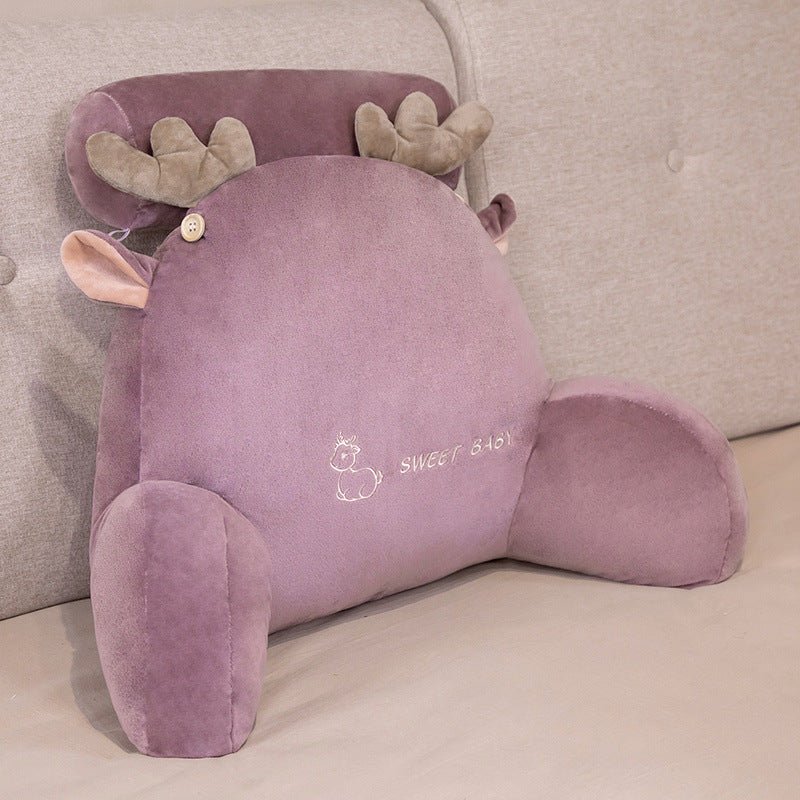 Cartoon Animal Bed Rest Plush Pillow Back Rest Cushion - TOY-PLU-45101 - Yangzhoukeshibei - 42shops