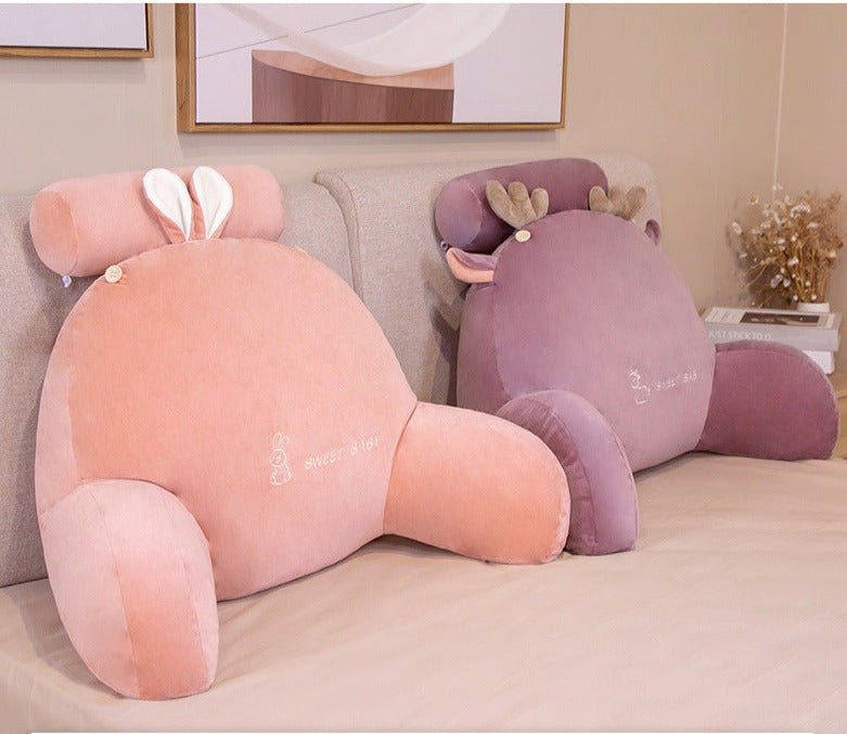 Cartoon Animal Bed Rest Plush Pillow Back Rest Cushion - TOY-PLU-45109 - Yangzhoukeshibei - 42shops
