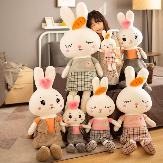 Cartoon Bunny Plush Toys Dressing Dolls Multicolorss - TOY-PLU-31401 - yangzhouyile - 42shops