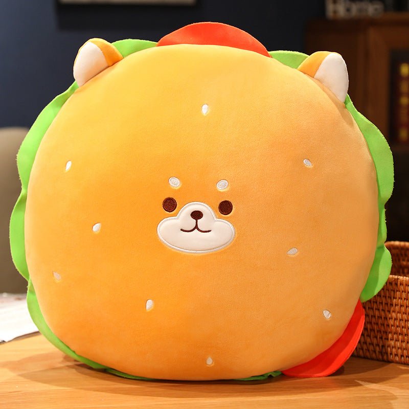 Cartoon Burger Cat Plush Toy - TOY-PLU-50702 - Yangzhoujiongku - 42shops
