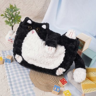 Cartoon Little Fox Cat Plush Handbag - TOY-PLU-109202 - omodoki - 42shops