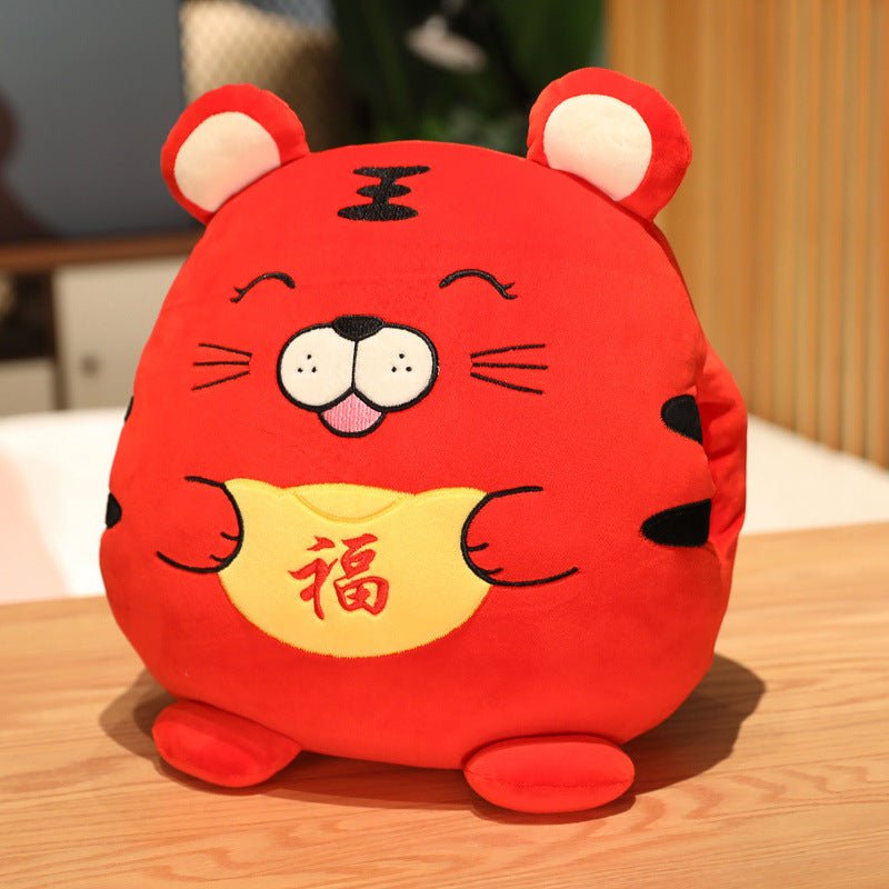 Cartoon Tiger Plush Pillow Hand Warmer - TOY-PLU-43701 - Yangzhoukeshibei - 42shops