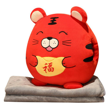 Cartoon Tiger Plush Pillow Hand Warmer - TOY-PLU-43702 - Yangzhoukeshibei - 42shops