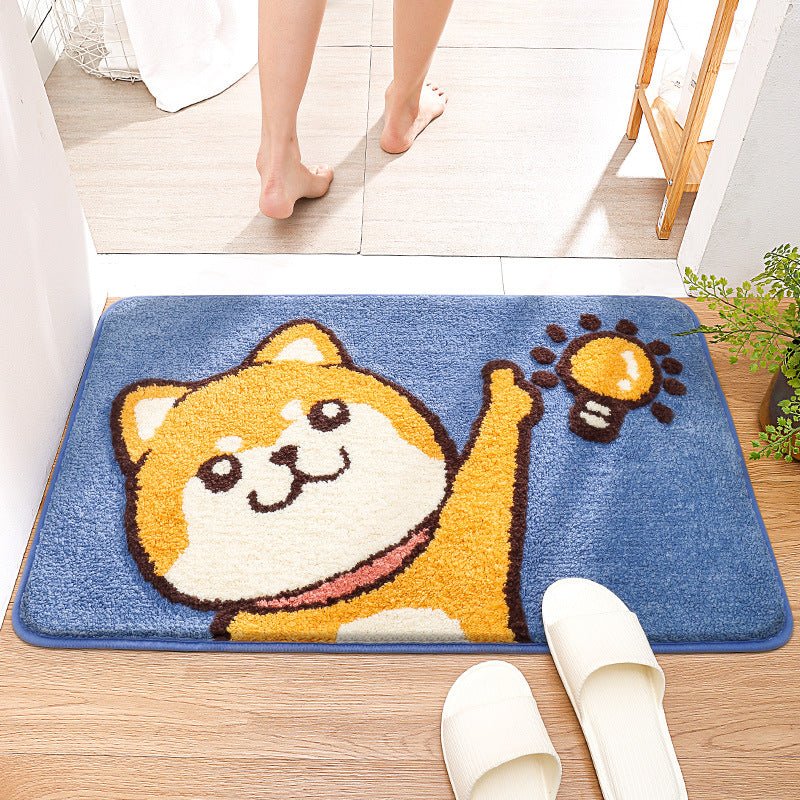 Cat Dog Flocking Household Bathroom Mat Non-slip - TOY-PLU-108601 - Shantoudajiang - 42shops