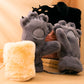 Cat Paws Winter Warm Gloves With Velvet   
