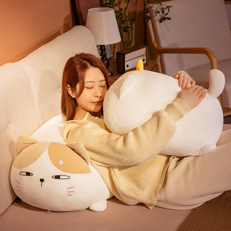 Cat Plush Hugging Bed Pillow - TOY-PLU-67301 - Yangzhou kaka - 42shops