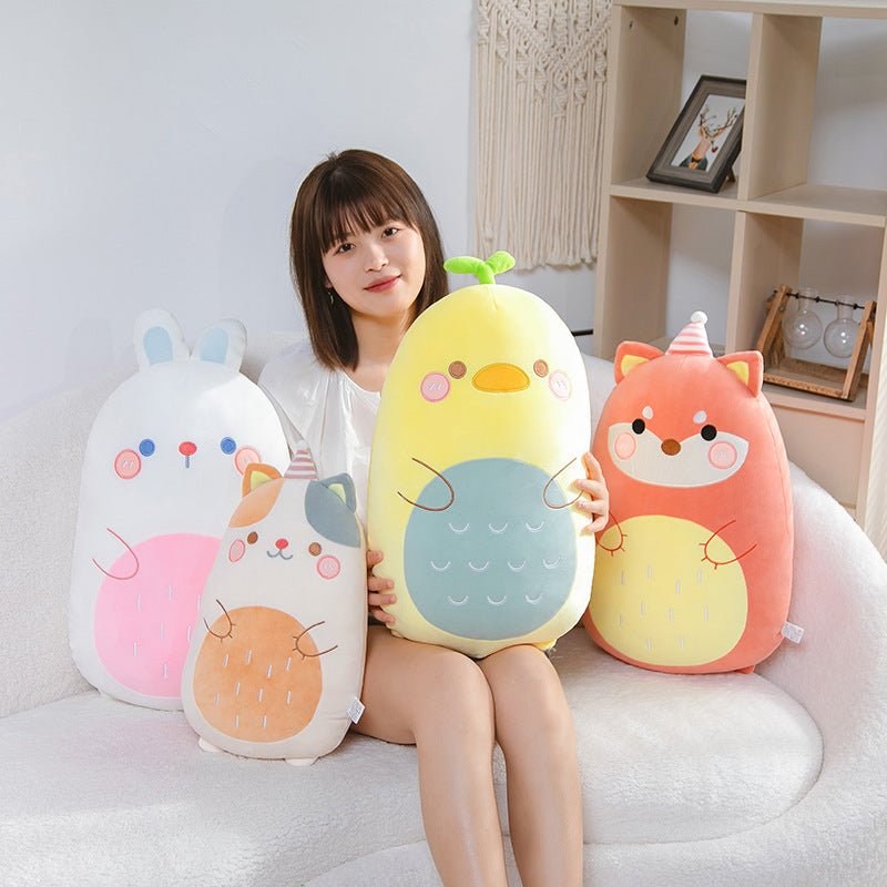 Cat Plush Stuffed Animal Sleeping Pillow Cushion - TOY-PLU-22301 - Yangzhou guoman gongyi - 42shops