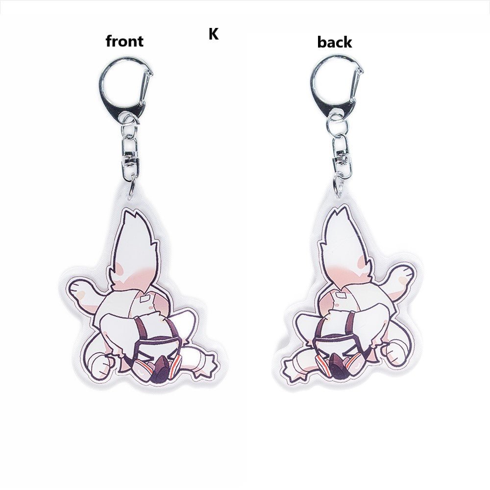 Changed Cute Acrylic Keychain Pendants - Squid Dog / in Stock