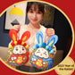 Chinese Opera Red Blue Bunny Plush Toys - TOY-PLU-50904 - Yangzhoujiongku - 42shops