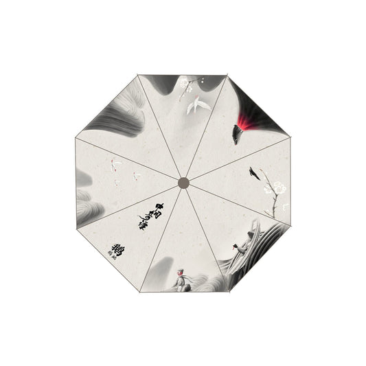 Chinese Strange Tales Goose Manual Folding Umbrella - TOY-PLU-119101 - MiniDoll - 42shops