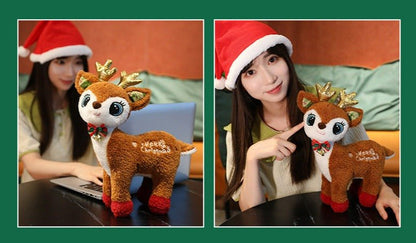Christmas Moose Stuffed Animal Toy - TOY-PLU-66606 - Yangzhoukaka - 42shops