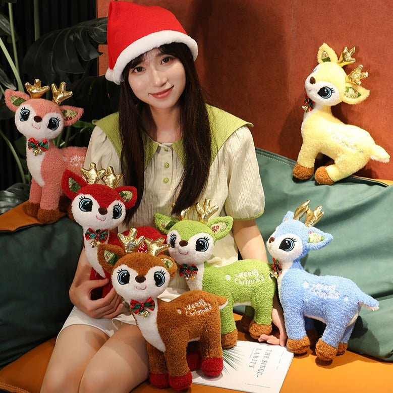 Christmas Moose Stuffed Animal Toy - TOY-PLU-66601 - Yangzhoukaka - 42shops