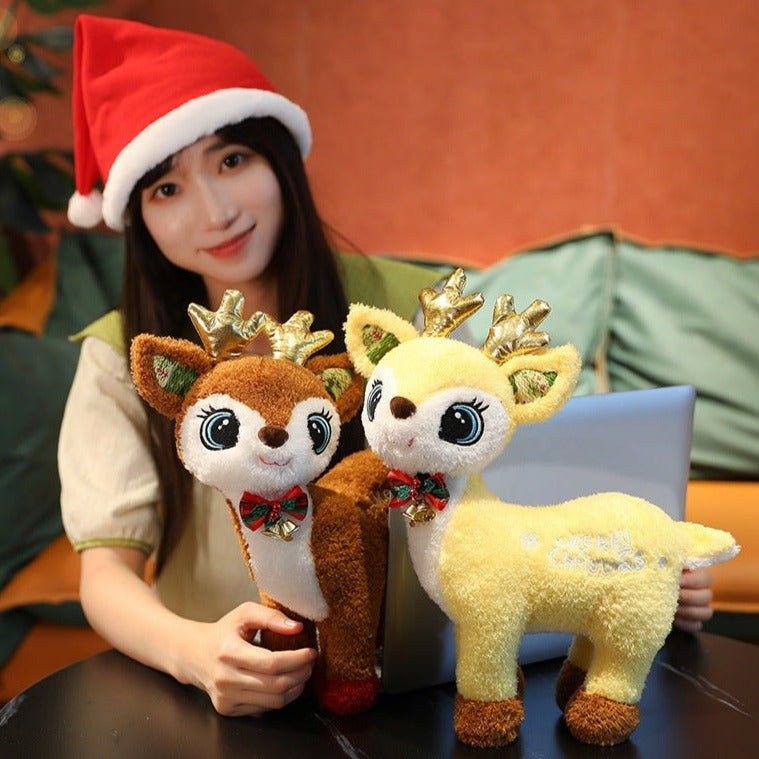 Christmas Moose Stuffed Animal Toy - TOY-PLU-66601 - Yangzhoukaka - 42shops
